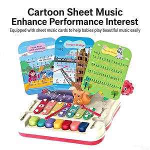 Jouet musical 7 en 1 multifonctionnel pour bébé, <span class=keywords><strong>piano</strong></span> musical, jouet sensoriel éducatif - Product Image 3