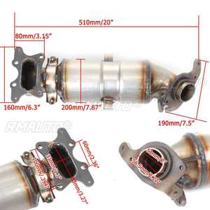 Convertidor Catalítico de Escape para Honda Civic DX/EX/LX/GX/SPORT 1.8L R18A1 I4 2006 2007 2008 2009 2010 2011 - Product Image 6