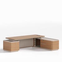 Mesa Ejecutiva de lujo para oficina mueble moderno de oficina escritorios de oficina muebles de oficina silla ergonomica oficina