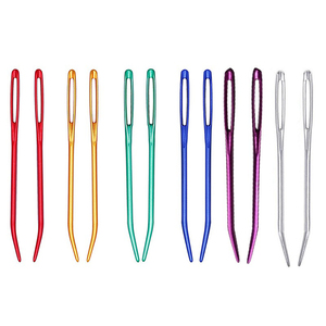 Aiguilles à tapisserie courbées à pointe, aiguilles à tricoter et à tisser, aiguilles courbées à grand œil, <span class=keywords><strong>accessoires</strong></span> de couture DIY pour <span class=keywords><strong>tricot</strong></span> et <span class=keywords><strong>crochet</strong></span> - Product Image 3