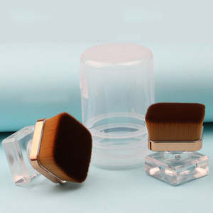 Pinceau de maquillage plat pour fond de teint et anticernes, qualité supérieure, portable, pour une application sans couture, outils de beauté de haute qualité - Product Image 5