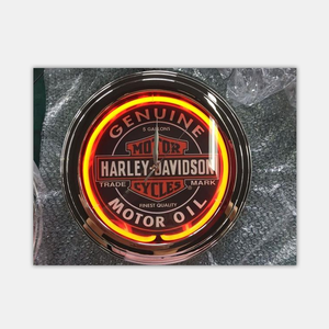 Wholesale China Factory Price 15inch Chromed Popular Design <strong>Neon</strong> Wall <strong>Clock</strong> - Product Image 1