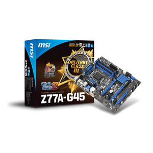 เมนบอร์ด MSI Z77A-<span class=keywords><strong>G45</strong></span> มือสอง รองรับซีพียู <span class=keywords><strong>Intel</strong></span> Core I7/i5/i3/Pentium/Celeron รุ่นที่ 3 พร้อมซ็อกเก็ต <span class=keywords><strong>Intel</strong></span> LGA 1155 - Product Image 1