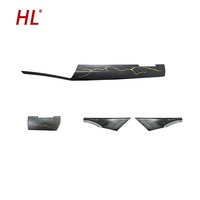 Panneau de garniture intérieure de voiture en fibre de carbone imitation bois, prix de gros, pour BMW Nouvelle Série 5 G60 G68 2024-2027