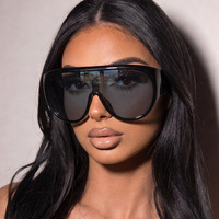 Lunettes de soleil pilote monobloc surdimensionnées 2026 – Grandes lunettes de soleil tendance de luxe avec design coupe-vent pour l'extérieur