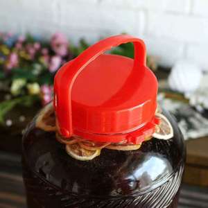 Tarro <span class=keywords><strong>de</strong></span> vidrio hermético <span class=keywords><strong>para</strong></span> almacenamiento <span class=keywords><strong>de</strong></span> alimentos secos, con tapa <span class=keywords><strong>para</strong></span> pitorro recipiente <span class=keywords><strong>de</strong></span> plástico, <span class=keywords><strong>de</strong></span> boca ancha, 1 galón, Kombucha - Product Image 5