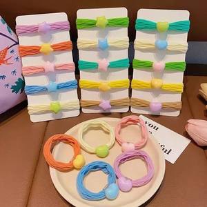 Élégants élastiques à cheveux en tissu de couleur bonbon <span class=keywords><strong>pour</strong></span> filles, <span class=keywords><strong>pour</strong></span> les chignons, ne blessent pas les cheveux, accessoires <span class=keywords><strong>pour</strong></span> cheveux élastiques <span class=keywords><strong>pour</strong></span> mariage - Product Image 1