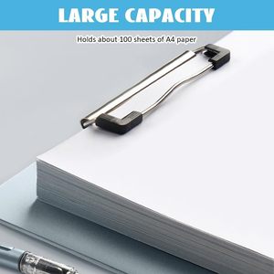 4 Clip nhựa kích thước A4, thích hợp cho các trường học, văn phòng và bệnh viện, bền cho sinh viên, giáo viên, bác sĩ và y tá. - Product Image 2