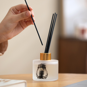 Diffuseur de parfum de luxe pour la maison, 100 ml, design créatif, bouteille en verre pour huiles essentielles, bâtonnets parfumés, <span class=keywords><strong>d</strong></span>écoration pour mariage, hôtel, maison - Product Image 2