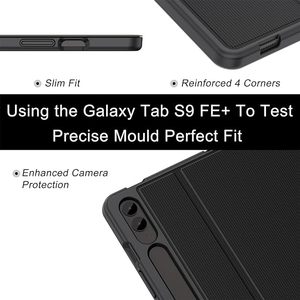 Funda Smart Folio Stand a prueba de golpes para Samsung Galaxy Tab S9 Plus/S9 <span class=keywords><strong>FE</strong></span> + con soporte S Pen - Product Image 3