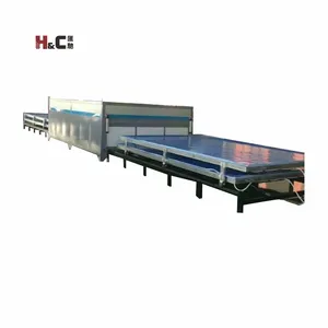 Factory price plc control double-station intelligent glass tempering bending laminating tempering furnace