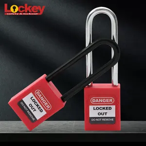 76mm Longue Manille Lockey Sécurité loto serrure de Verrouillage de Cadenas