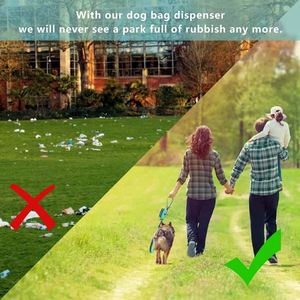 Custom Logo Printed Dog Poo Waste Bags Eco-Friendly Biodegradable <b>Compostable</b> Cornstarch Strong Odor Control for Cats Pet Dogs - Product Image 5