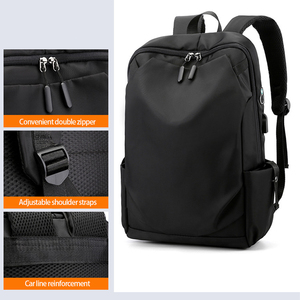 Sac à dos pour ordinateur à la mode, sac de voyage scolaire étanche, sac d'extérieur portable avec port de charge USB - Product Image 2