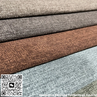 100% Polyester Chine Usine Rembourrage Canapé Chaise Couverture Velours Tissu Lin