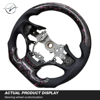 Volante de Coche Personalizado con Calefacción, de 3 Brazos, de Fibra de Carbono y Cuero Perforado para Lexus Serie IS, IS250, IS350, IS300 2013-2022