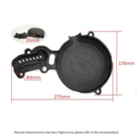 Kit de protection moteur CQJB : Cache d'embrayage et cache magnéto pour motos tout-terrain Hengjian Z300 S6 S7