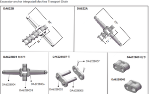 Cadena de transmisión Ever-power Da-350 Bibo Da-350 de acero resistente al desgaste de clase ingeniería con alta resistencia para sistemas de transporte minero - Product Image 5
