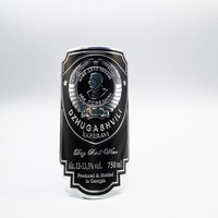 Étiquettes de bouteille de vin en métal de qualité supérieure, estampage à chaud en feuille d'or, étiquette de vin en étain/autocollant, étiquette adhésive en métal pour bouteille