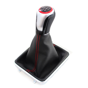 Volkswagen Passat B6 Gear <b>Shift</b> <b>Knob</b> Aluminum Alloy Red 5 6 Speed Ergonomic Car Accessory - Product Image 4