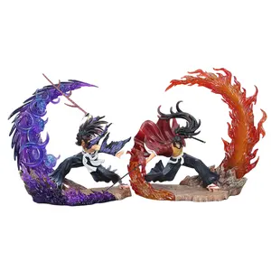 23Cm Bán Buôn Giá Rẻ Gk Chất Lượng Cao Demon Slayer Kiếm Sĩ Pitched Trận Chiến Tsukiguni Yoriichi kokushibou Phim Hoạt Hình Hình Bức Tượng