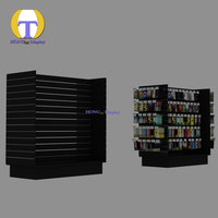 Comptoir de présentation de détail robuste et réglable Hong Tai avec éclairage LED, dimensions personnalisées pour les magasins de détail (vente en gros)