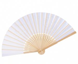 Éventail Pliant Personnalisé en Bambou, Peint à la Main, Style DIY, 21*38cm, Disponible en 33cm, Motif Fleur d'Amour, Vente en Gros - Product Image 5