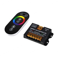 Contrôleur de bande LED CCT RGB sans fil AIPIN, petite coque en fer, 12-24V 10A 2.4G RF 20M 1 canal, charge maximale 720W