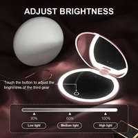 Miroir Intelligent à Caméra UV, Miroir de Maquillage de Voyage Éclairé pour le Test de Crème Solaire et la Protection de la Peau