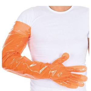 Прямая цена от производителя, одноразовые ветеринарные перчатки длиной до плеч, Длинные ветеринарные перчатки для осеменения животных - Product Image 3