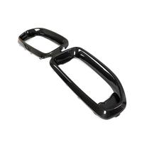 G42 Série 2 Pré-imprégné Carbone Sec Noir Brillant Grille Avant Garnitures de Calandre 2021-2022 pour BMW