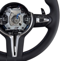 Volant sport en cuir véritable pour BMW E46 Série 3 1998-2005, 3 branches, 40 mm, remplacement OEM