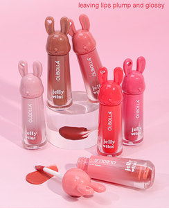 MLM customizable Jelly Mirror <b>Lip</b> Gloss Waterproof Long Lasting nostick Cup Not Fade Moisturizing Shiny <b>Lip</b> Glaze Makeup 6Colors - Product Image 4