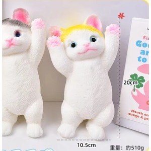 Jouet anti-stress en TPR simulé pour chat, doux et confortable, nouveauté pour enfants, jouet souple réduisant l'anxiété, vente en gros d'usine - Product Image 4