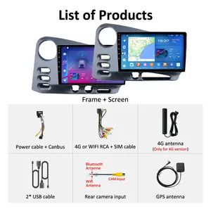 Radio con Audio para Coche Android 10 para PONTIAC Vibe 2003 2004 Toyota Corolla Matrix E140 2003 - 2008 con Navegación CarPlay Auto Sin 2din DVD - Product Image 6