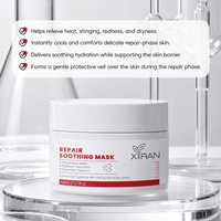 Masque Réparateur Apaisant Sous Marque Blanche – Gel Lavable Hydratant pour le Visage, Réduction des Rougeurs, Soin Post-Traitement