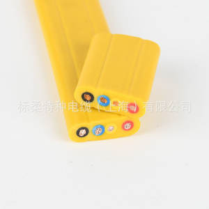 สายแบนมาตรฐานขายส่ง ได้รับการรับรองมาตรฐาน ROHS 2-66 แกน สำหรับเครนโครงเหล็ก เครนเหนือศีรษะ รถยกไฟฟ้า-4 15 ตัน ยกสูงสุด 3 เมตร - Product Image 5