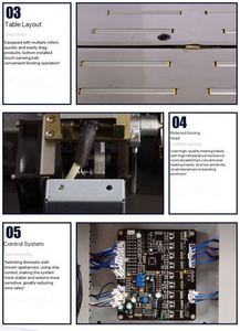 Machine d'emballage multifonctionnelle automatique électrique MH-301 pour sangles en plastique PP, machine à cerclage de cartons - Product Image 3