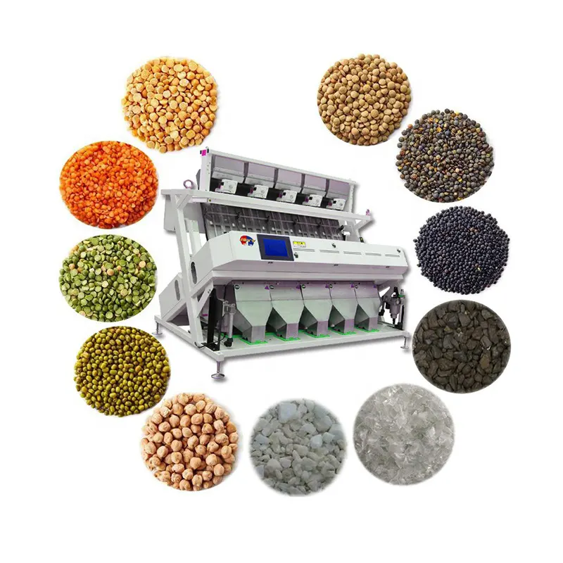 Color sorter ai plastic machine corn caina for rice sorting berry vision beans