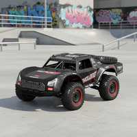 Voiture RC tout-terrain 4x4 haute vitesse 1/16, pick-up RC brushless RTR 50 km/h, châssis métallique, voiture télécommandée pour adultes et enfants