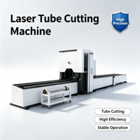Mesin Pemotong Laser Pipa Tabung 2000w 4000w 6000w Harga Mesin Pemotong Tabung Laser Fiber Multifungsi