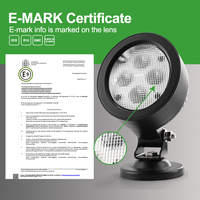 Lumière de travail LED agricole ovale de 4,7 pouces pour John Deere RE219708 AL175529 Lampe de travail LED 40W