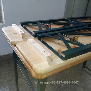 Metallo di ricambio gambe piedini <span class=keywords><strong>in</strong></span> ferro <span class=keywords><strong>per</strong></span> mobili tavolo da birra e panche colore verde/nero