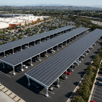 Système de carport solaire CHIKO, système de montage de panneaux solaires, système de montage au sol en aluminium, OEM personnalisé
