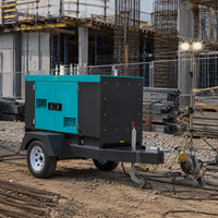 Générateur diesel super silencieux triphasé 30 kVA 50 kVA 80 kVA avec alternateur sans balais, homologué CE/ISO9001, usage industriel