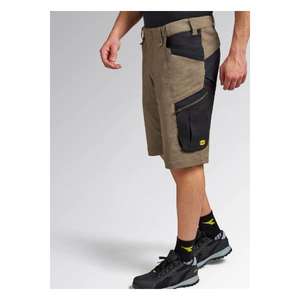 Diadora กางเกงขาสั้นผ้าผสมยืดได้702.180795-75014/3XL อเนกประสงค์พร้อมกางเกงทำงานสีเทา - Product Image 2