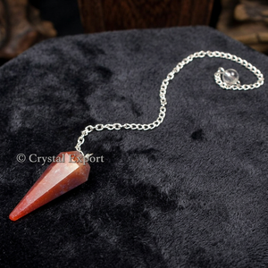 Pendentif sculpté en agate rouge fantaisie à 6 facettes sur le thème de l'amour pour le Feng Shui et la décoration intérieure - Product Image 2