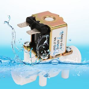 DC 12V/24V G1/2 FPD-270A plastik elektrik giriş Solenoid su vanası için çamaşır makineleri su dağıtıcılar bahçe spreyler 220V - Product Image 6