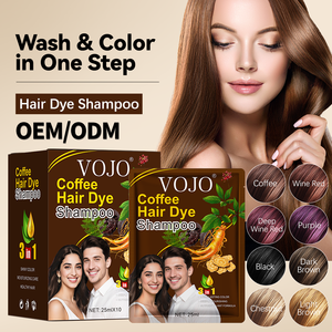 Shampooing Colorant Permanent Sans Ammoniaque VOJO en Sachet, Teinture Naturelle à Base de Plantes, Doux pour le Cuir Chevelu, Vente en Gros Fabricant, Marque Privée OEM - Product Image 4