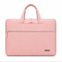 Sac à main pour ordinateur portable en tissu léger avec logo personnalisé, 13,3/14/15,6 pouces, résistant à l'eau, mallette d'affaires pour usage quotidien